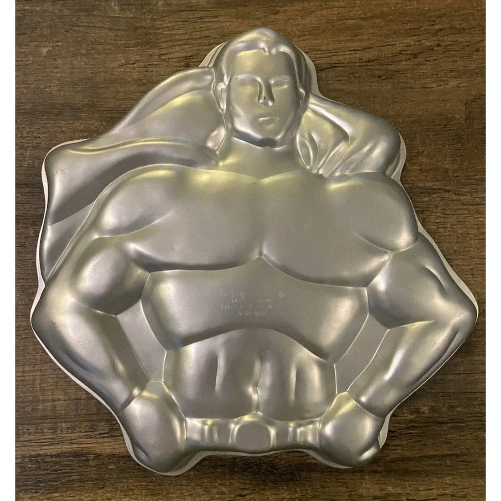Wilton Cake Pans Lot Of 5 Characters Big Bird Superman Barney Tigger Bob Builder